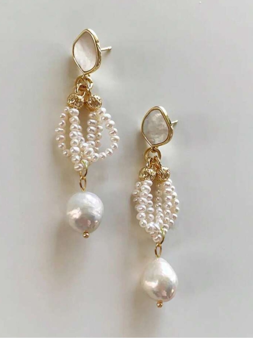 Pearl Drop Earrings #2776